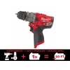 Milwaukee M12 FPDX-0 akkus ütvefúró-csavarozó 12 V | 44 Nm | 0 - 13 mm | Szénkefementes | Akku és töltő nélkül | Kartondobozban