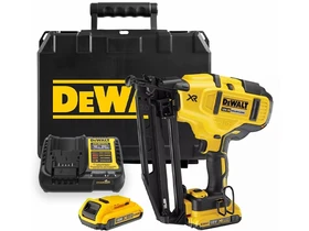 DeWalt DCN660D2-QW akkus finiselő szegező 18 V | 32 - 63 mm | Átmérő 1,6 mm | 20 ° | Szénkefementes | 2 x 2 Ah akku + töltő | Kofferben